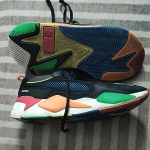 PUMA RS-X Bold Black Andean Toucan Orange Men's Sneakers Size 13